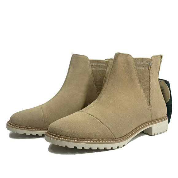 Toms Shoes - Tom's Water Resistant Suede Leather Cleo Bootie